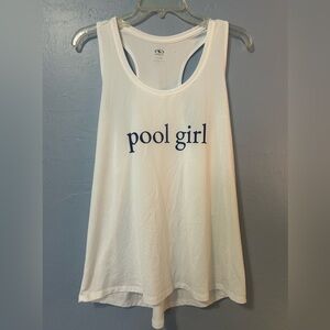POOL GIRL Tank - Size Lg (12-14)